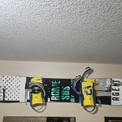 Snowboard w/ Helmet, Goggles, Jacket, Pants & Boots