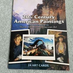 20Th Century American Paintings: 24 Art Cards Hunt The Museum Of American Art New