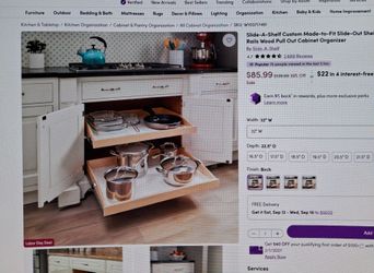 Slide A Shelf Cabinet Organizer