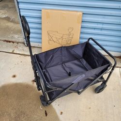 Folding Utility Wagon Cart 28"D × 18.5"W