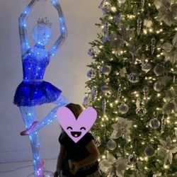 78" LED Light Up Ballerina 