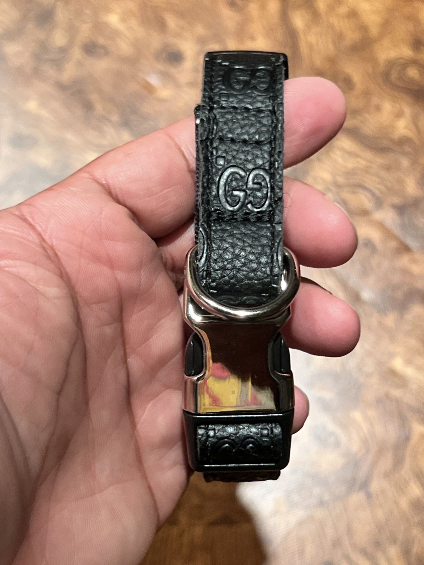 FOR SALE: Custom Gucci Small/Medium Dog Collar - $30