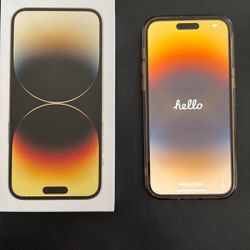 iPhone 14 Promax Gold 
