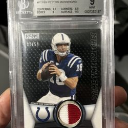 Peyton Manning football card