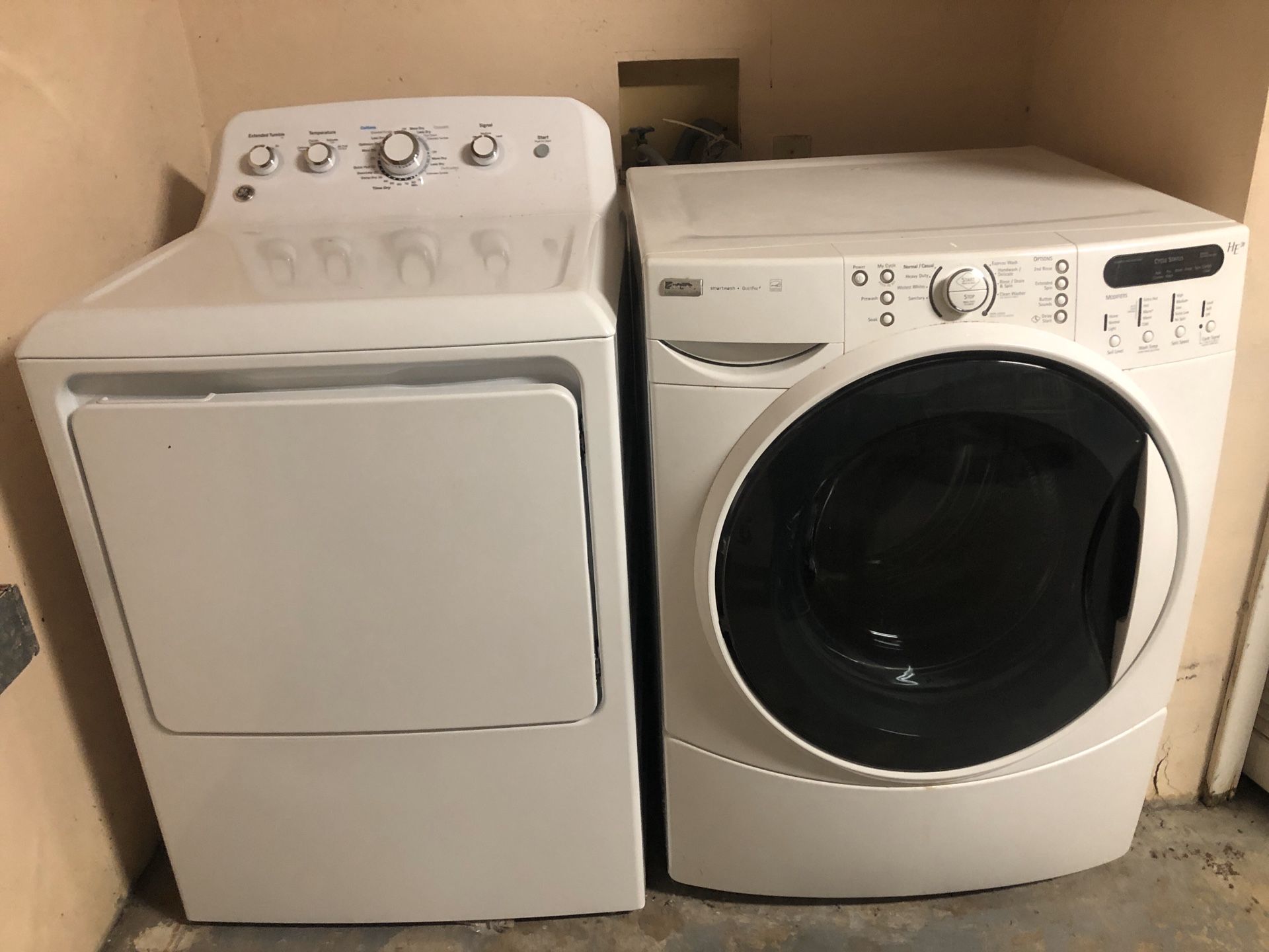 Washer and Dryer