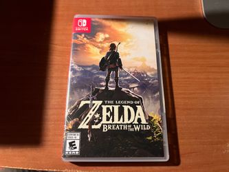 The Legend of Zelda Breath of the Wild game for Nintendo Switch