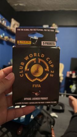 2025 CLUB WORLD CUP STICKERS 5 PCK