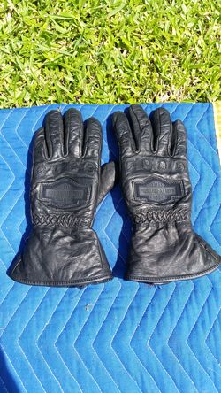 Harley Davidson riding leather gloves