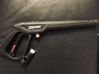 Power Fit pressure cleaner gun attachment for special connection