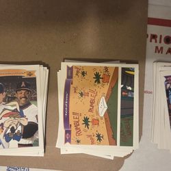 Baseball cards 1991 Upper Deck Loony Tunes Comic Ball Partial Set 1-198 have 180 cards