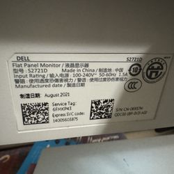 Dell 32 Inch QHD Monitor