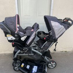BABY TREND DOUBLE WITH CAR SEAT