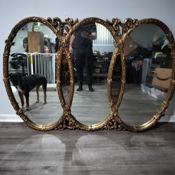 Vintage hollywood regency mirror