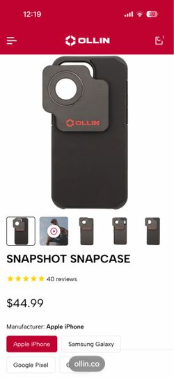 Ollin Snapshot Phone Case for iPhone 17 Pro