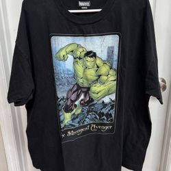 Marvel Incredible Hulk Strongest Avenger Tshirt size 2XL just $5
