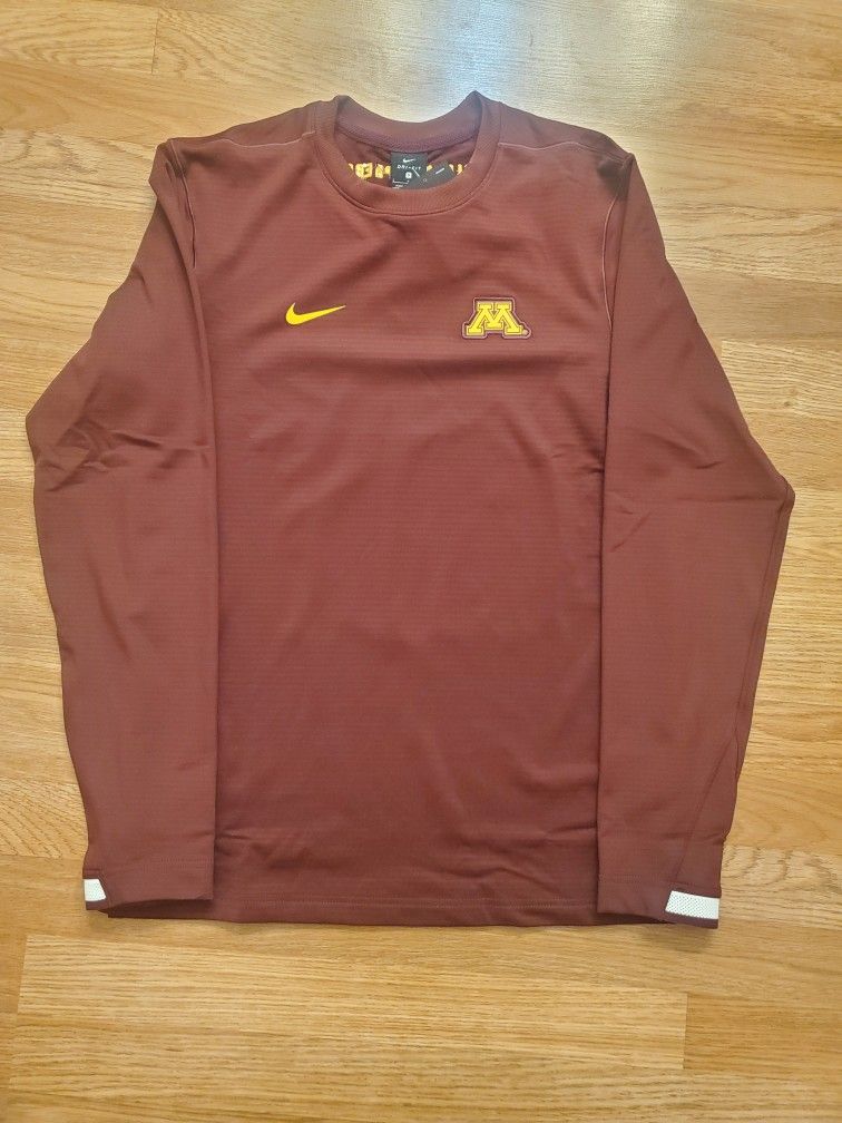 Nike Minnesota Golden Gophers On-Field Therma Long Sleeve (S)