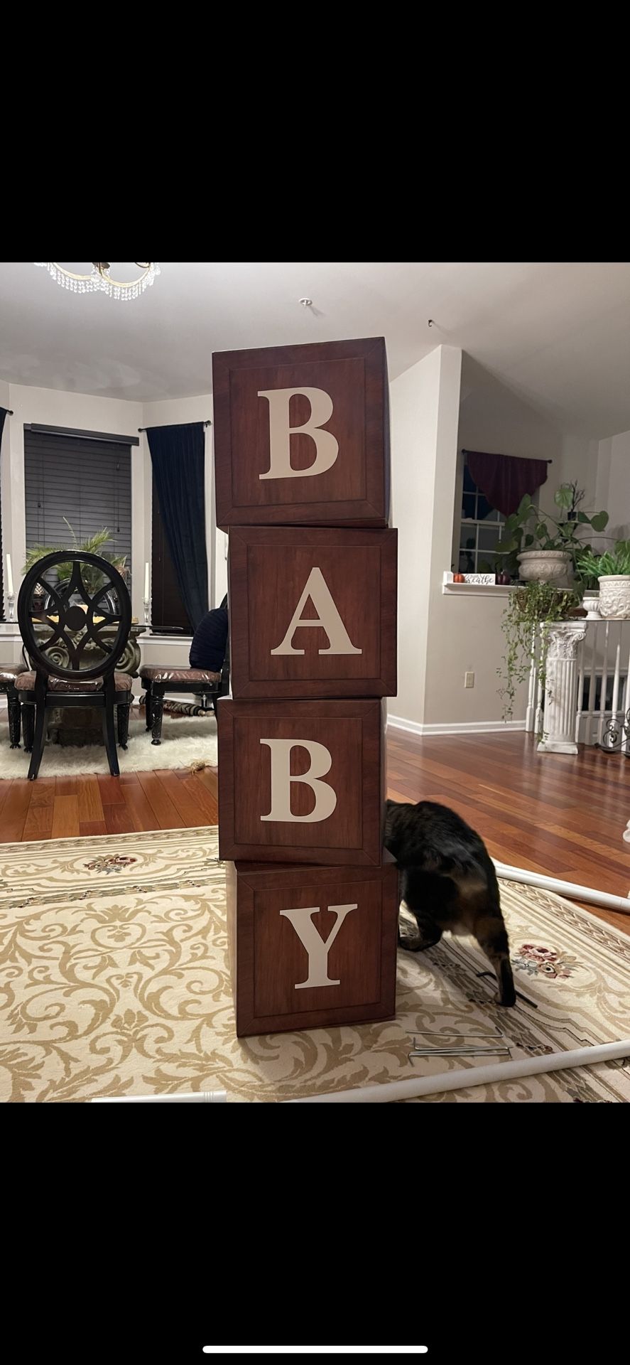 Cardboard Baby Blocks