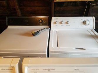 Washer and dryer
