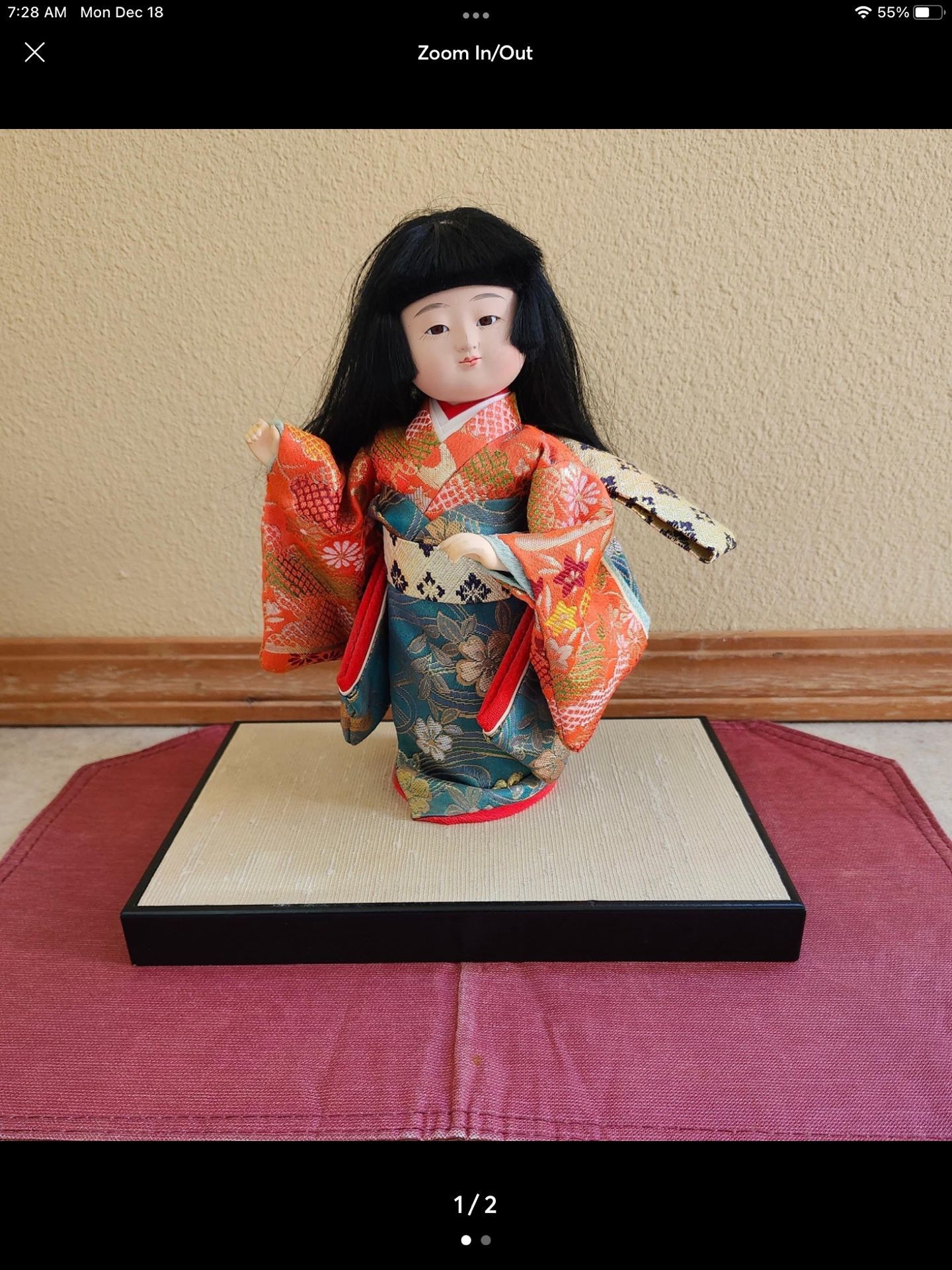 Antique Geisha Doll