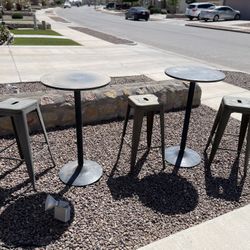 (2) Tables (4). Stools