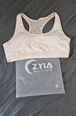 Zyia Active Nude Bomber Bra XL