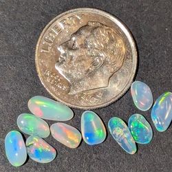 AUSTRALIAN WHITE OPAL X10 Piece Parcel 
