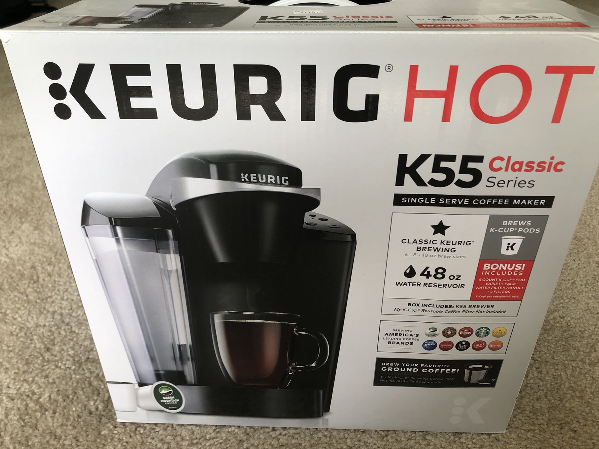 K55 Keurig coffee maker