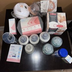 NEW !!!! BABY BOTTLE AND BREAST MILK PUMP