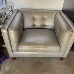 Free Leather Arm Chair 