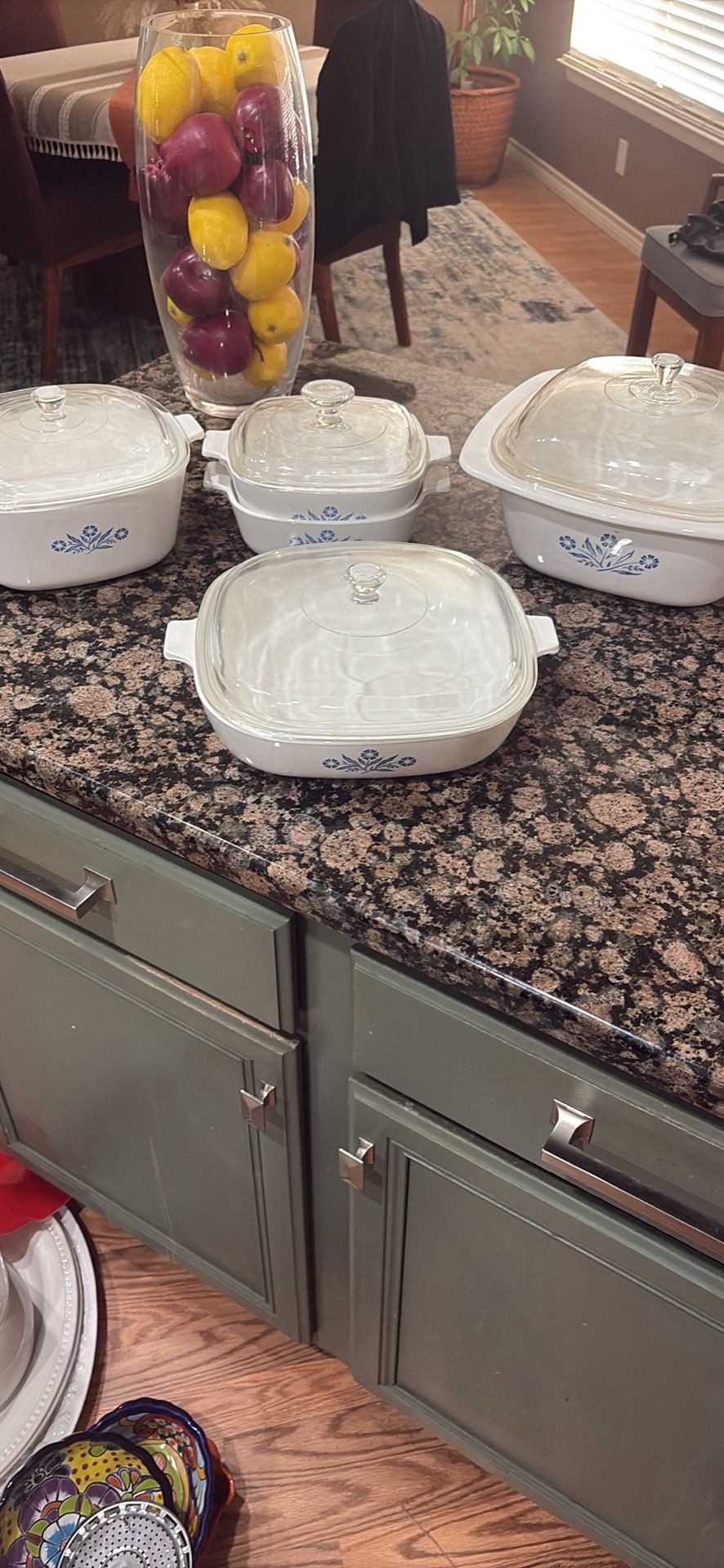Corning ware 9 pieces