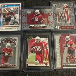 (6) Marvin Harrison Jr rookie football cards