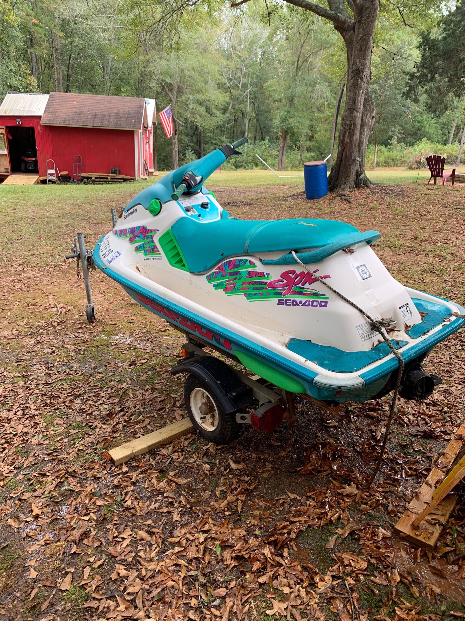 1995 Bombardier Jet ski & Trailer