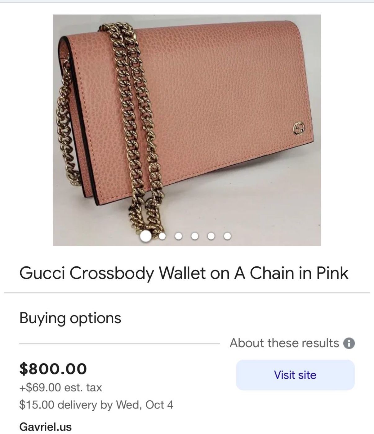 Gucci Crossbody Wallet