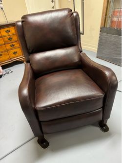 Leather recliner