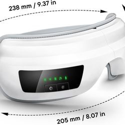 yoyomax Eye Massager with Heat, Sleep Eye Mask Massage with Bluetooth Music, Reduce & Relax Eye Strain, Dark Circles, Dry Eyes - Improve Sleep Ideal G