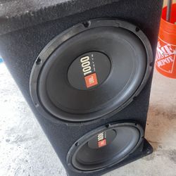 JbL 12” speakers