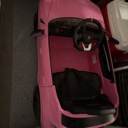 Toddler Girl Lamborghini Car 