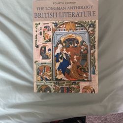 Longman Anthology Of British Literature 4th Edition