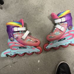 Little Girl Roller Blades