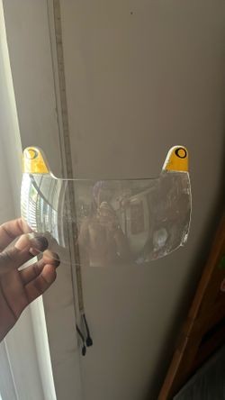 Yellow Oakley visor