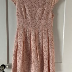 Blush Small Lace Dress