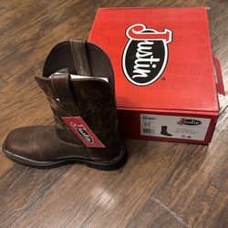 Brand New Justin Size 9 d Cowhide Boots