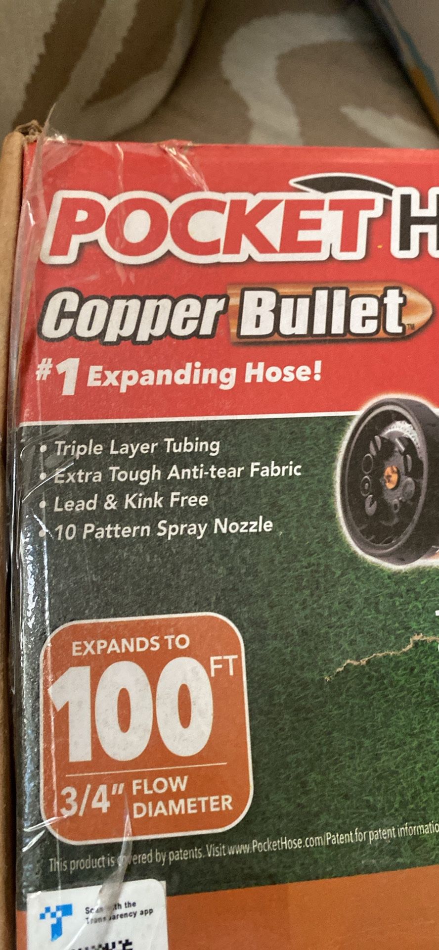 Copper Bullet Pocket Hose