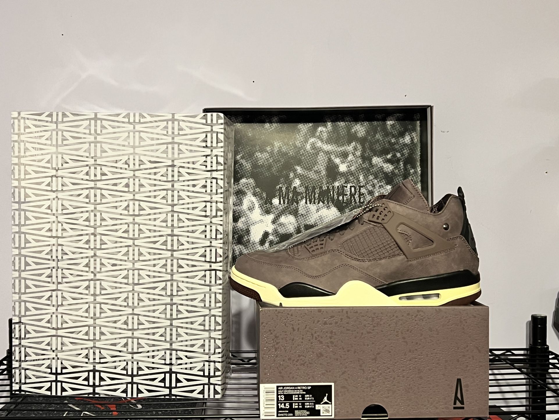 Jordan 4 A Ma Maniere Violet Ore Sizes 13
