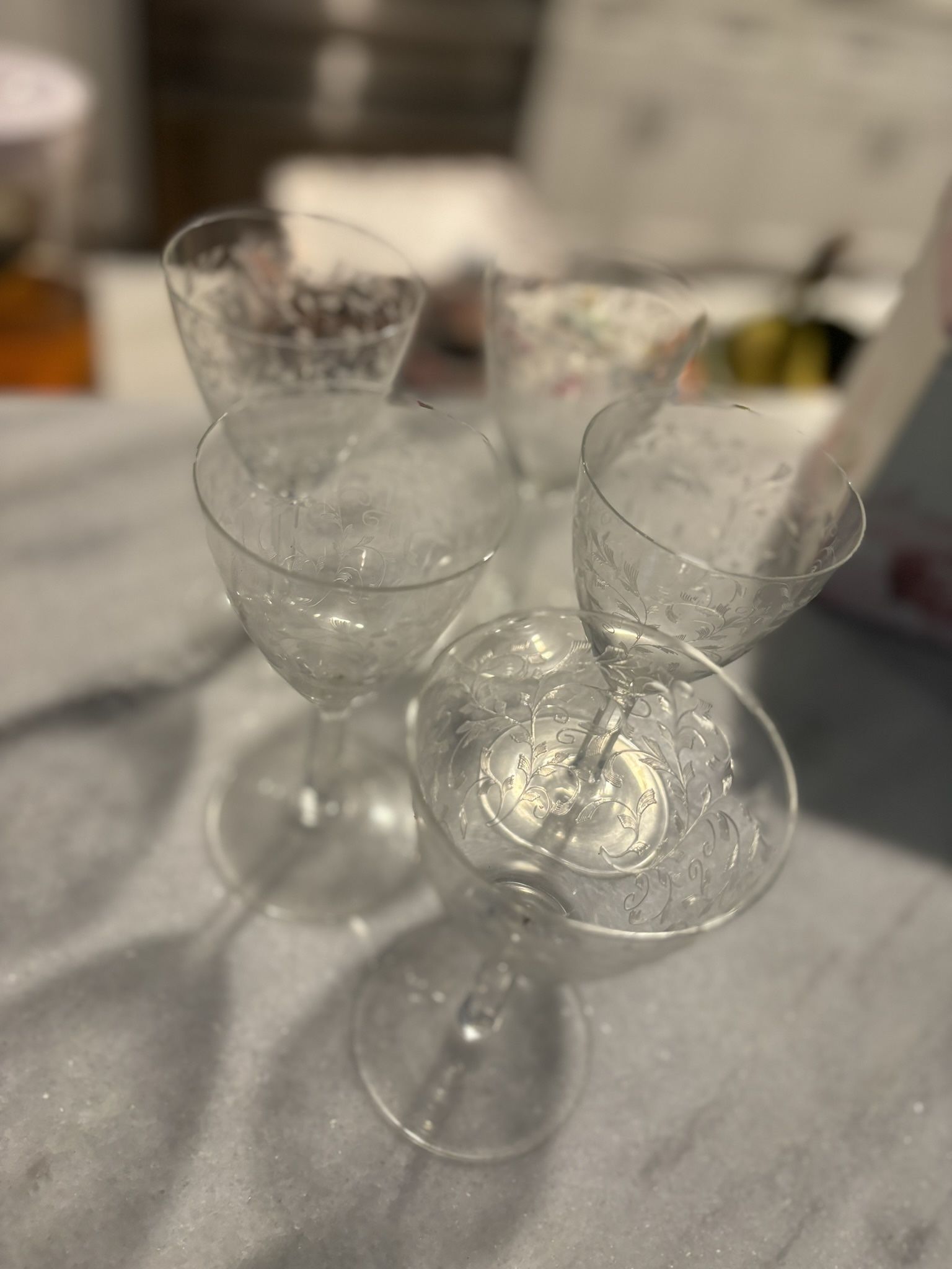 Antique Stemware