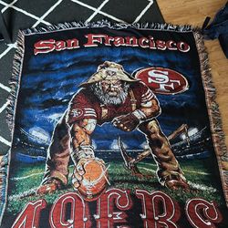 Vintage 49ers Blanket 