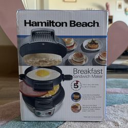Brand New Hamilton Beach Breakfast Sandwich Maker