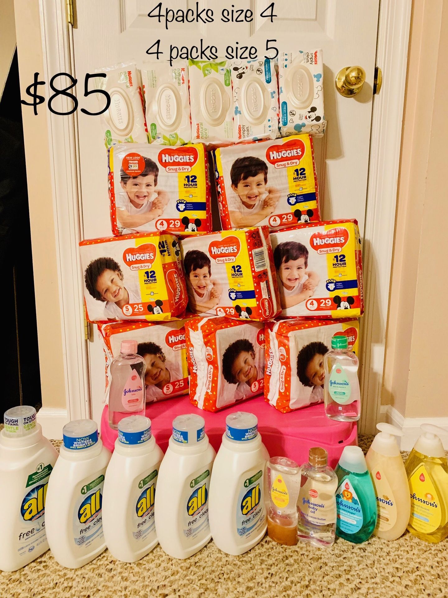 Diapers/Wipes/Laundry Detergent