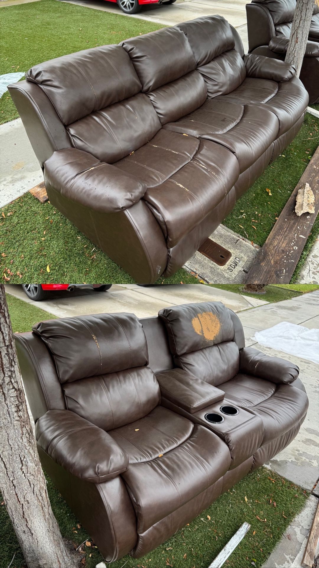 Leather Sofa Recliner