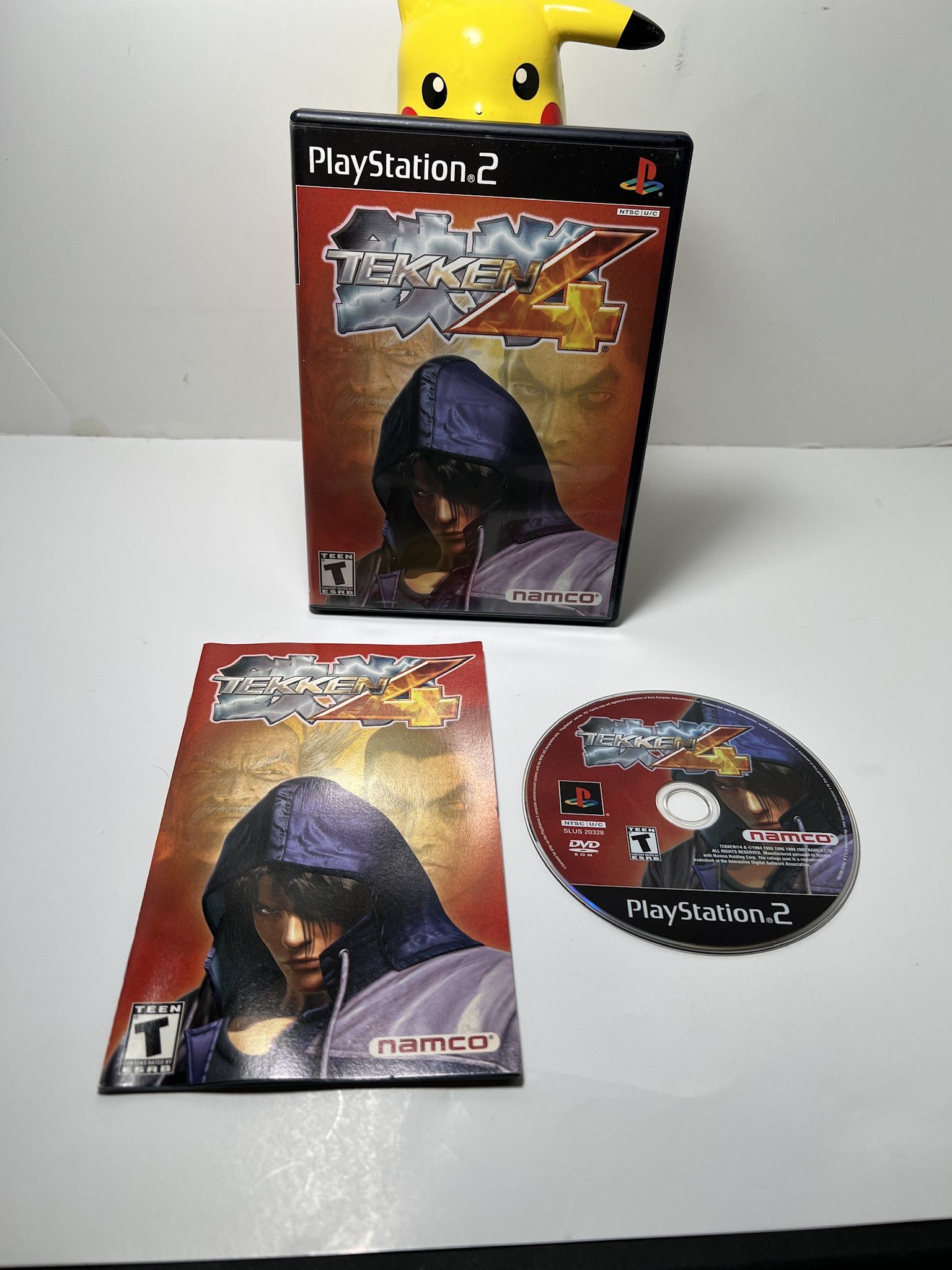 Tekken 4 PS2 (Sony PlayStation 2, 2002) Complete w/ Manual /Fast Ship/ Rare.